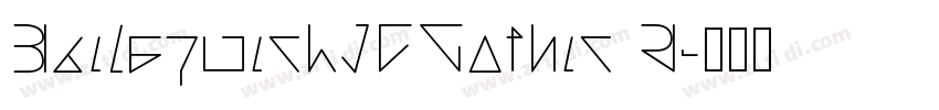BaileywickJFGothic R字体转换